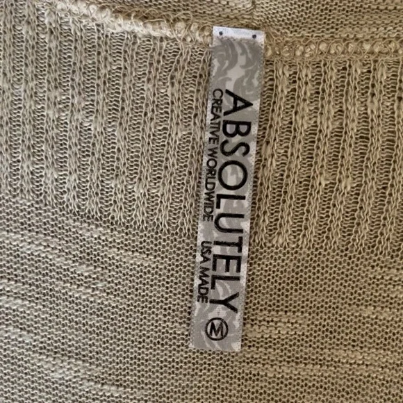 Chic Cream Open Front Cardigan - Picture 8 of 9